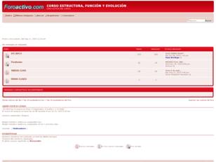 CURSO ESTRUCTURA, FUNCIÓN Y EVOLUCIÓN