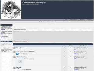Foro gratis : El Pseudoescritor Errante Foro