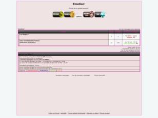 créer un forum : Emotion'