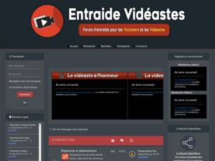 Entraide-Vidéastes - Forum d'entraide des Youtubers et Vidéastes