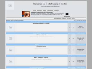 Bienvenue sur le forum français de Martini