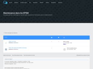 Maintenance dans les EPSM