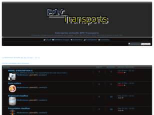 créer un forum : Entreprise virtuelle EPV Transports