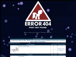 Error 404 Pony Not Found