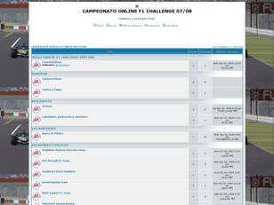 Foro gratis : CAMPEONATO ONLINE F1 CHALLENGE 07/08