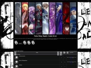 Fate/Stay Night: Code Error