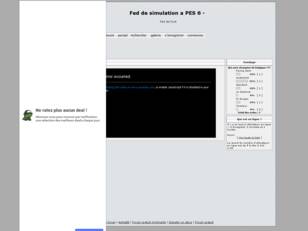 Fed de simulation sur PES 6