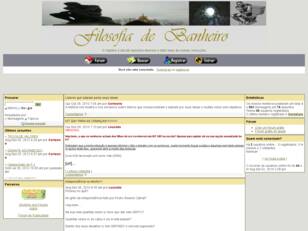 Forum gratis : FILOSOFIA DE BANHEIRO