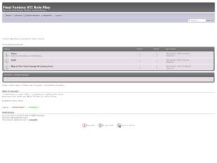 Forum free : Final Fantasy VII Role Play