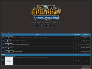 Finally Free WoW Forum