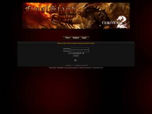 FinalStand: Home Page