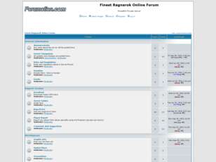 Finest Ragnarok Online Forum