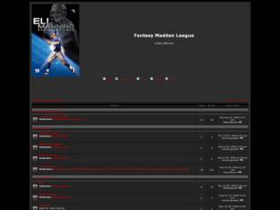 Free forum : Fantasy Madden League