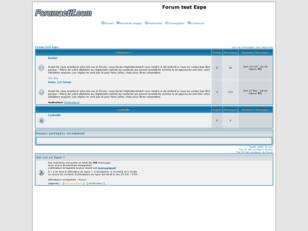 creer un forum : Forum test Espe