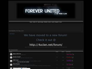 Forever United Clan Forum