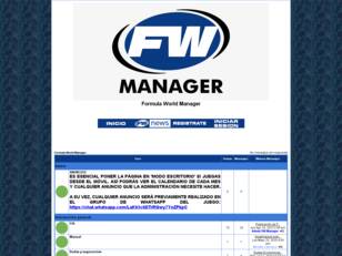 Formula World Manager