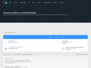 Situación política y social del Ecuador