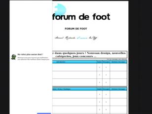 FORUM DE FOOT
