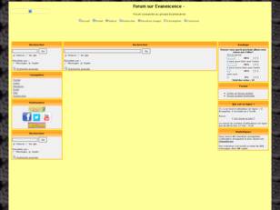 Forum sur Evanescence