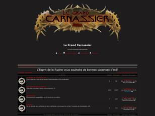 Le Grand Carnassier, forum tyranide francophone