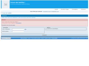 creer un forum : Forum des familles !