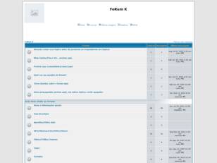 Forum gratis : FoRum K