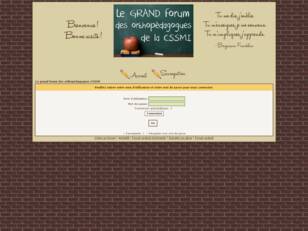 Le grand forum des orthopédagogues CSSMI