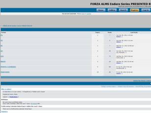 Free forum : FORZA ALMS ENDURO SERIES