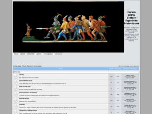 Forum plats d'étain figurines historique