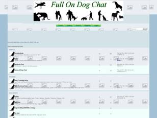 Free forum : Full On Dog Chat