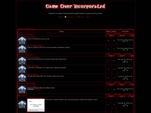 Free forum : Game Over Incorporated