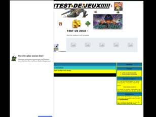 TEST DE JEUX