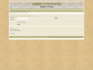 Greek City States Alliance Forums