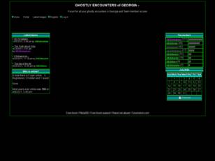 GHOSTLY ENCOUNTERS of GEORGIA Forum