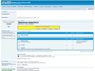 Gestion des services SAP