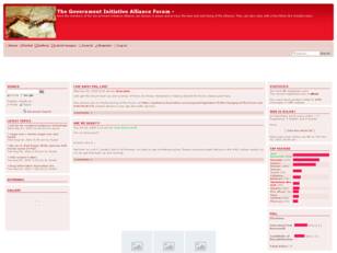 Free forum : The Government Initiative Alliance Fo