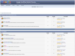 Google Unoffical Destek Forumu