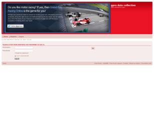 Free forum : gpro racing data collection