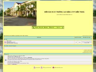 Diễn đàn hs-sv trường cao đẳng GTVT Miền Trung