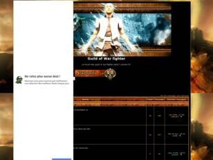 creer un forum : Guild of War fighter