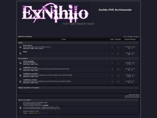 creer un forum : Forum de la guilde ExNihilo Arch