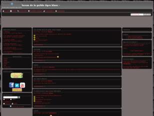 creer un forum : forum de la guilde tigre blanc