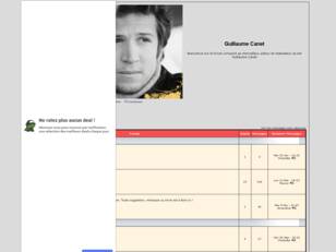 creer un forum : Guillaume Canet