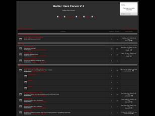 Forum gratuit : Guitar Hero V.1