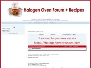 Free Halogen Oven Recipes. Halogen Oven Forum. Halogen Oven Shop.