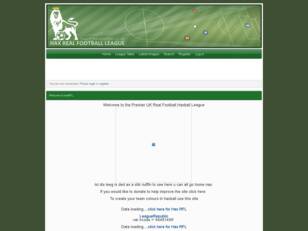 Free forum : #1 UK Real Football League