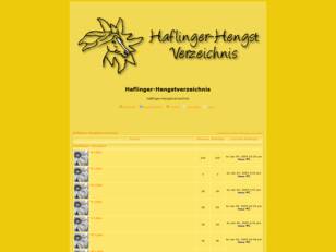 Haflinger-Hengstverzeichnis