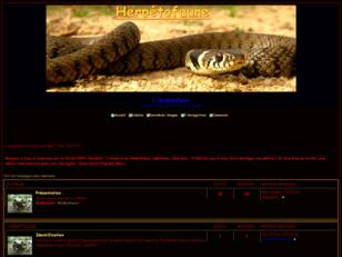 Forum sur l'herpetofaune