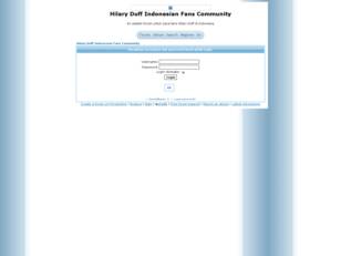 Hilary Duff Indonesian Fans Community