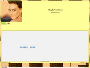 Hilary Duff Fan Forum